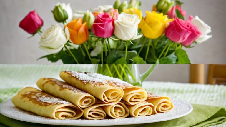 Gluténmentes palacsinta túrótöltelékkel