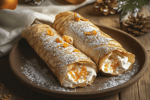 Karácsonyi Mézeskalács Palacsinta Narancsos Mascarpone Krémmel Karácsonyi Mézeskalács Palacsinta Narancsos Mascarpone Krémmel