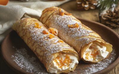 Karácsonyi mézeskalács palacsinta narancsos mascarpone krémmel