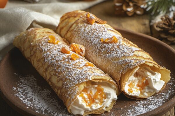 Karácsonyi Mézeskalács Palacsinta Narancsos Mascarpone Krémmel Karácsonyi mézeskalács palacsinta narancsos mascarpone krémmel