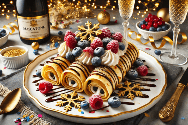Mascarponés Szilveszteri Palacsinta Recept Szilveszteri palacsinta gyümölcsös mascarponés krémmel