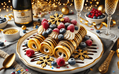 Szilveszteri palacsinta gyümölcsös mascarponés krémmel