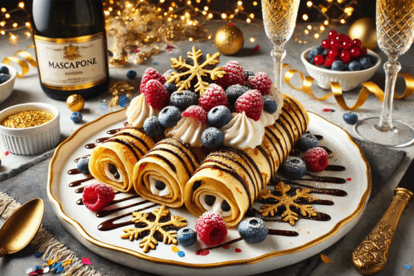 Mascarponés Szilveszteri Palacsinta Recept Szilveszteri palacsinta gyümölcsös mascarponés krémmel