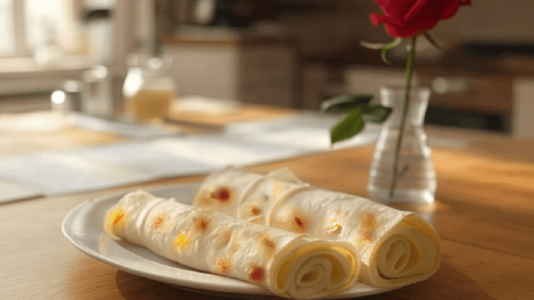 Palacsinta túrós-citromos töltelékkel