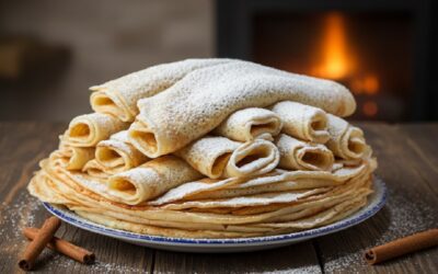 Almás palacsinta – fahéjas-almás töltelékkel