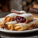 🍽️ Rántott fahéjas-szilvás palacsinta – ropogós bunda, fűszeres gyümölcstöltelék, és egy kis mámoros nosztalgia Rántott fahéjas-szilvás palacsinta