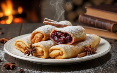 Rántott fahéjas-szilvás palacsinta