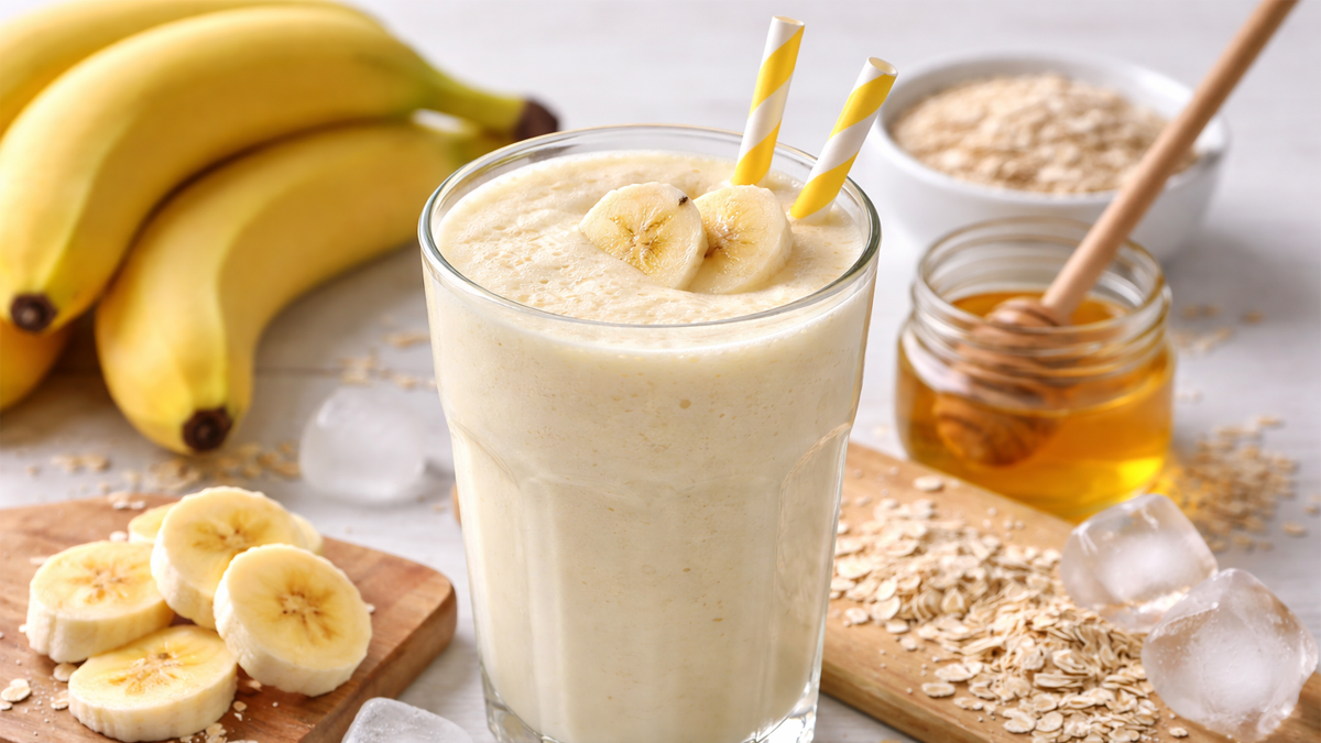 Krémes banánturmix recept